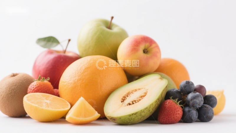 高清大图下载【趣麦麦图】新鲜水果组合展示
