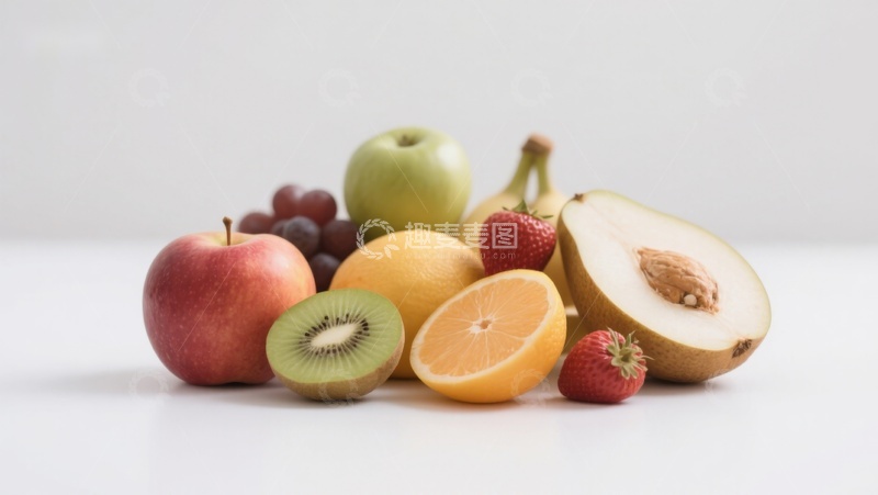 高清大图下载【趣麦麦图】新鲜水果组合展示