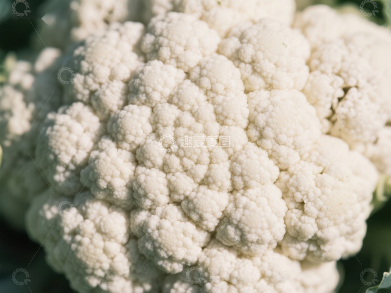 高清大图下载【趣麦麦图】新鲜花椰菜的特写