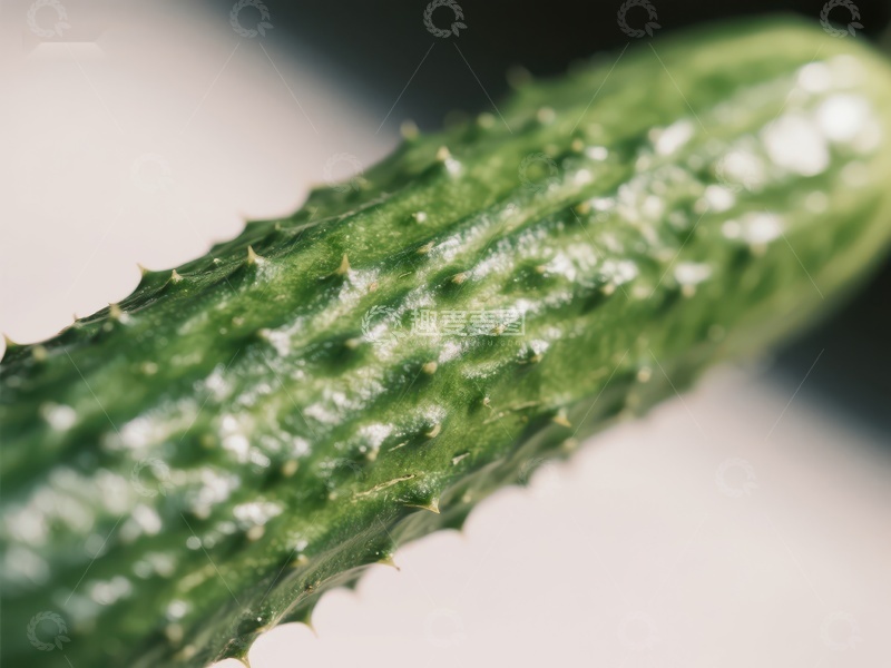 高清大图下载【趣麦麦图】新鲜绿色黄瓜的特写