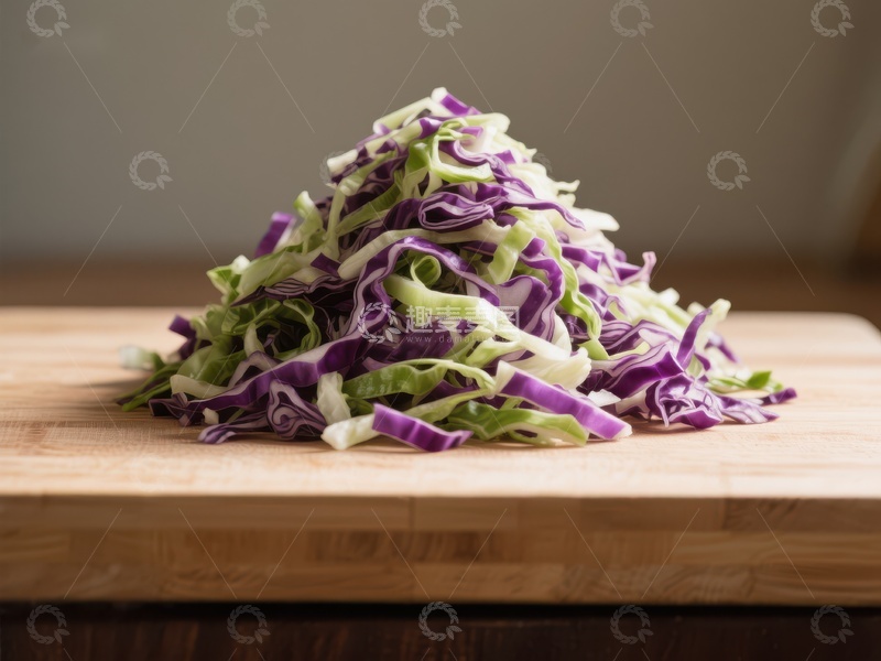 高清大图下载【趣麦麦图】切碎的紫甘蓝和卷心菜堆