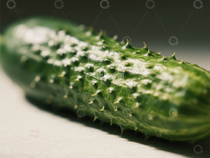 高清大图下载【趣麦麦图】新鲜绿色黄瓜的特写