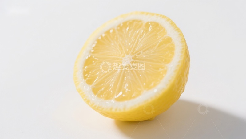 高清大图下载【趣麦麦图】新鲜柠檬切片特写