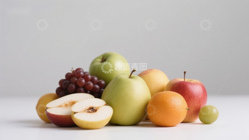 高清大图下载【趣麦麦图】新鲜水果组合静物图