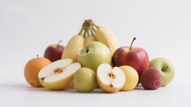 高清大图下载【趣麦麦图】新鲜水果组合展示