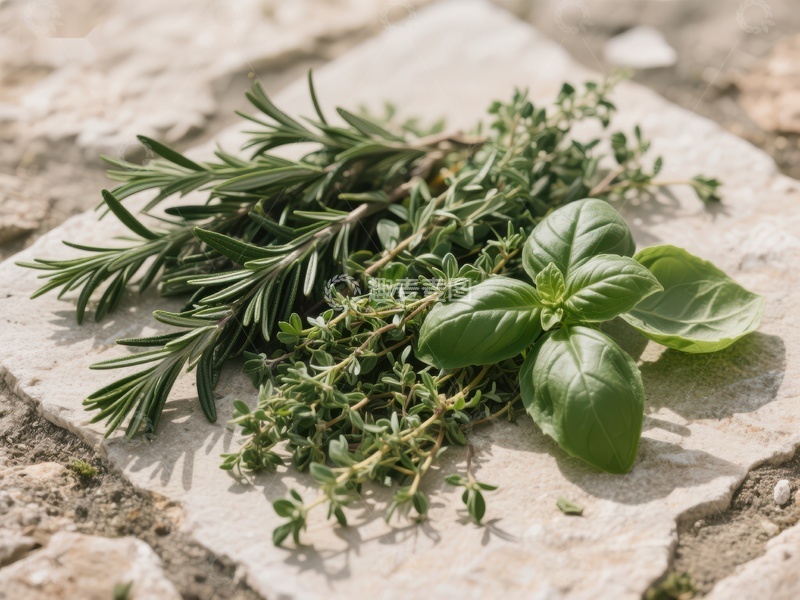 高清大图下载【趣麦麦图】新鲜香草的自然组合