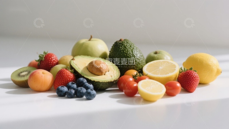 高清大图下载【趣麦麦图】新鲜水果集合展示