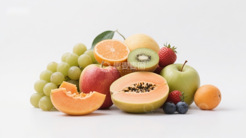 高清大图下载【趣麦麦图】新鲜水果组合展示