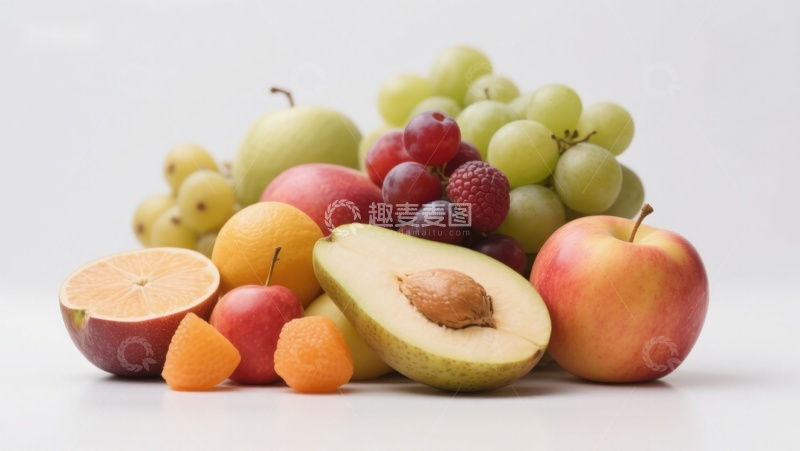 高清大图下载【趣麦麦图】新鲜水果组合展示