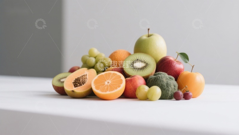 高清大图下载【趣麦麦图】新鲜水果组合静物展示