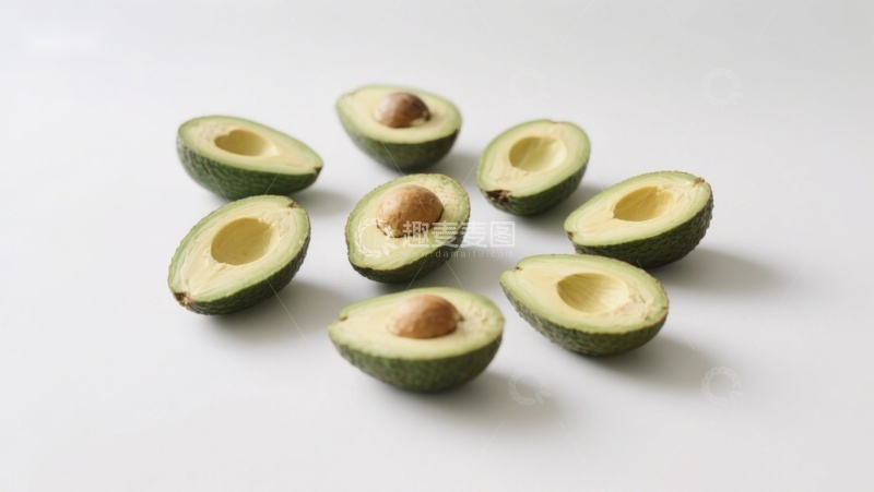 高清大图下载【趣麦麦图】切开的鳄梨展示