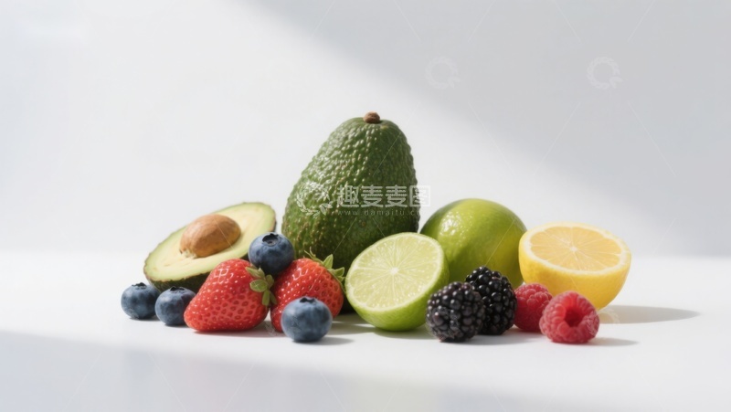 高清大图下载【趣麦麦图】新鲜水果组合展示