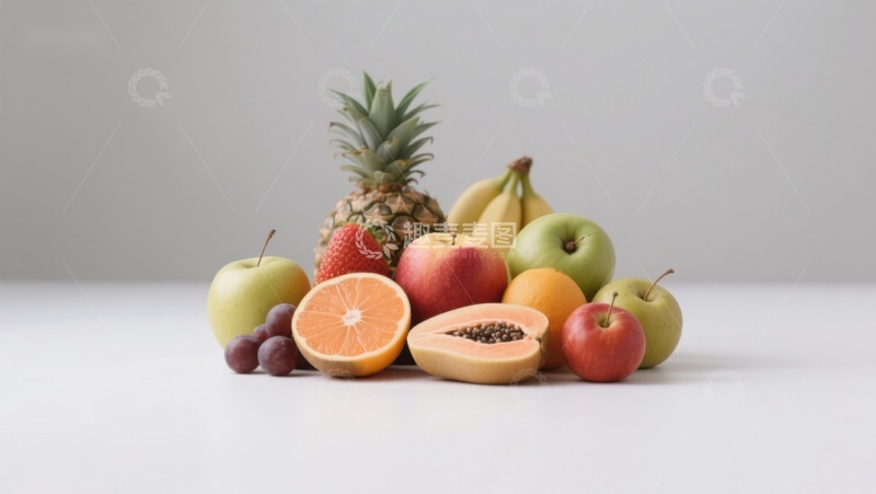 高清大图下载【趣麦麦图】新鲜水果组合展示