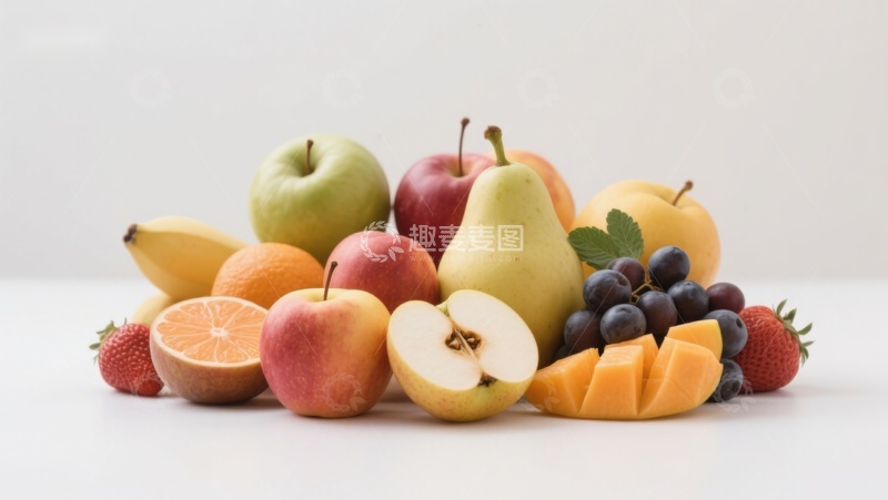 高清大图下载【趣麦麦图】新鲜水果组合展示