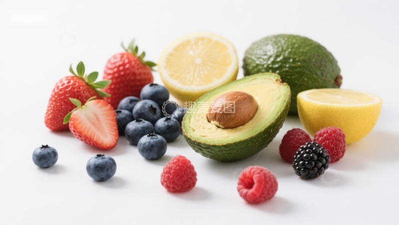 高清大图下载【趣麦麦图】新鲜水果组合展示