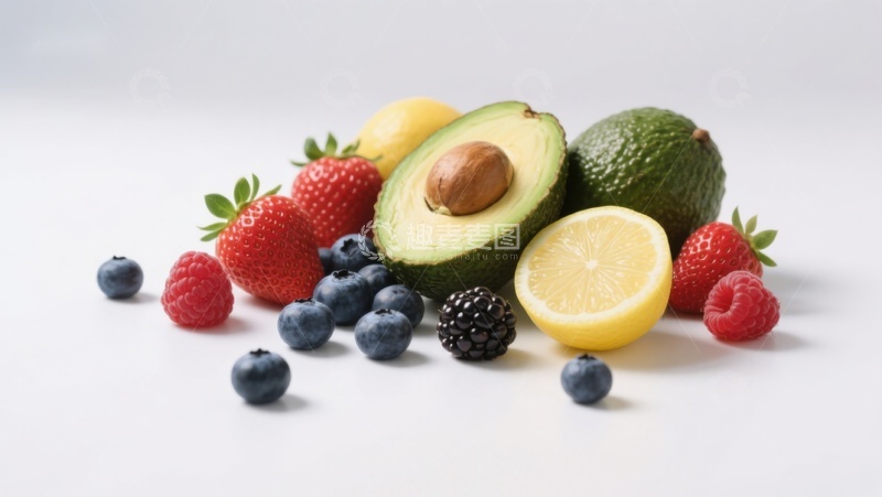 高清大图下载【趣麦麦图】新鲜水果组合展示