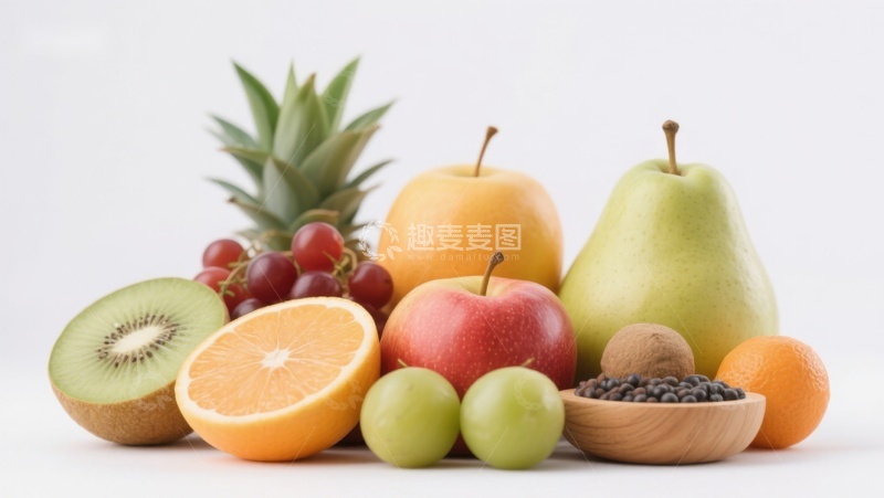 高清大图下载【趣麦麦图】新鲜水果组合展示