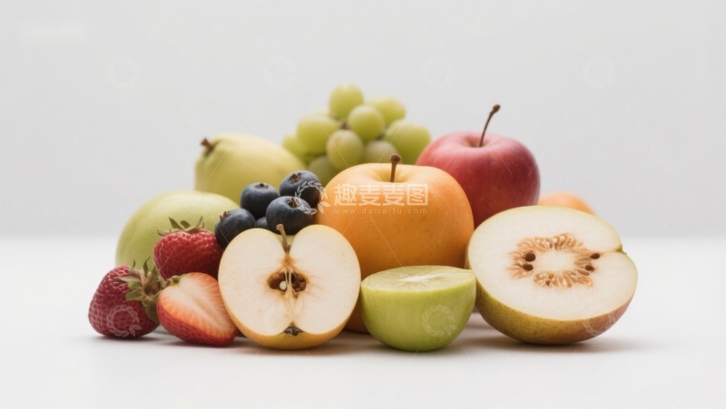 高清大图下载【趣麦麦图】新鲜水果组合展示