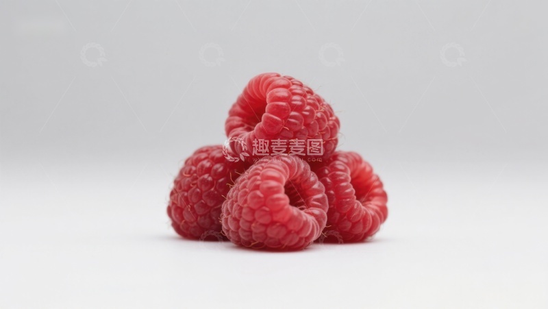 高清大图下载【趣麦麦图】新鲜红莓堆叠特写