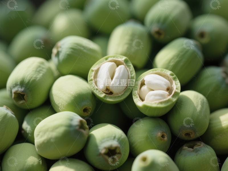 高清大图下载【趣麦麦图】新鲜莲蓬与莲子特写