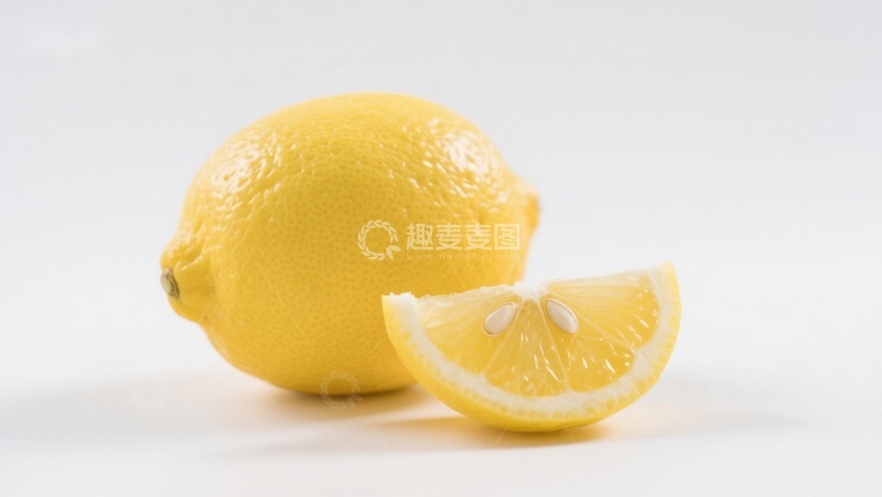 高清大图下载【趣麦麦图】新鲜柠檬与切片展示