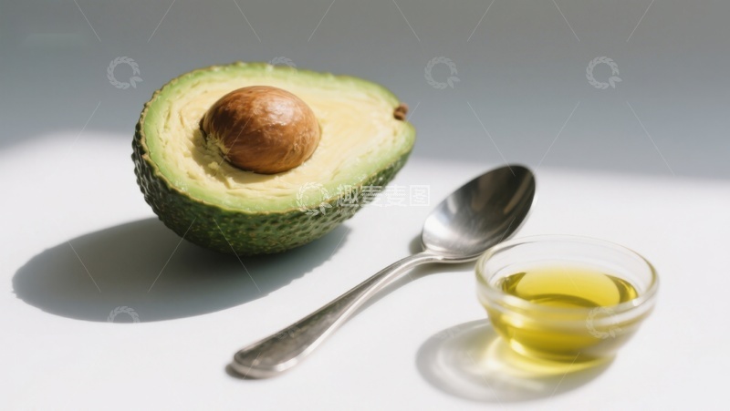高清大图下载【趣麦麦图】新鲜牛油果与橄榄油