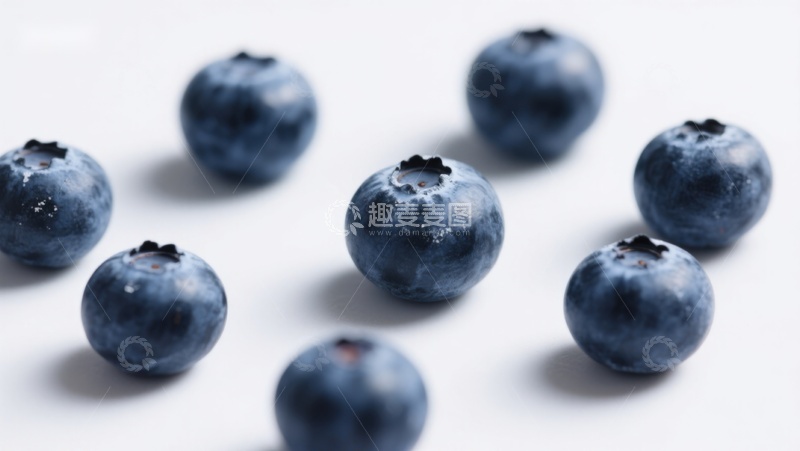 高清大图下载【趣麦麦图】新鲜蓝莓特写