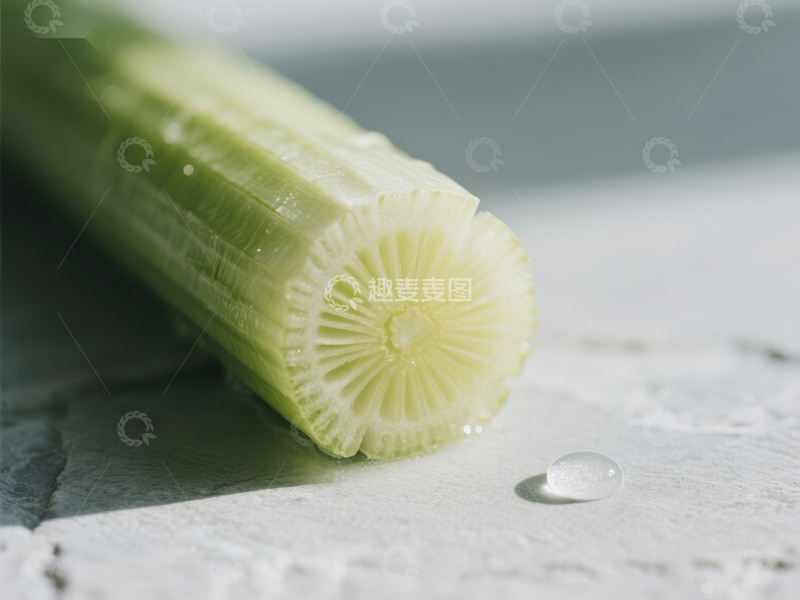 高清大图下载【趣麦麦图】新鲜芹菜切面特写