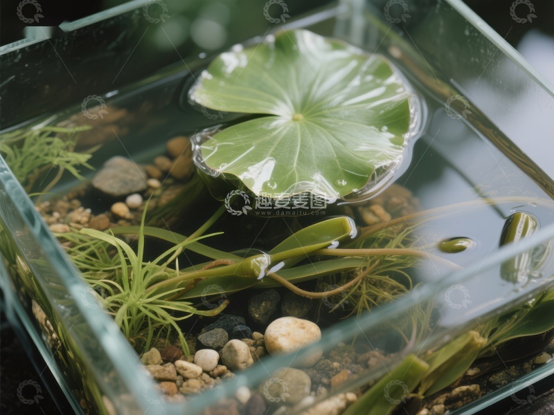 高清大图下载【趣麦麦图】水生植物生态缸
