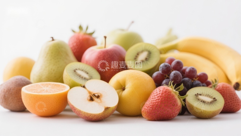高清大图下载【趣麦麦图】新鲜水果集合展示
