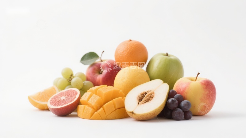 高清大图下载【趣麦麦图】新鲜水果组合展示
