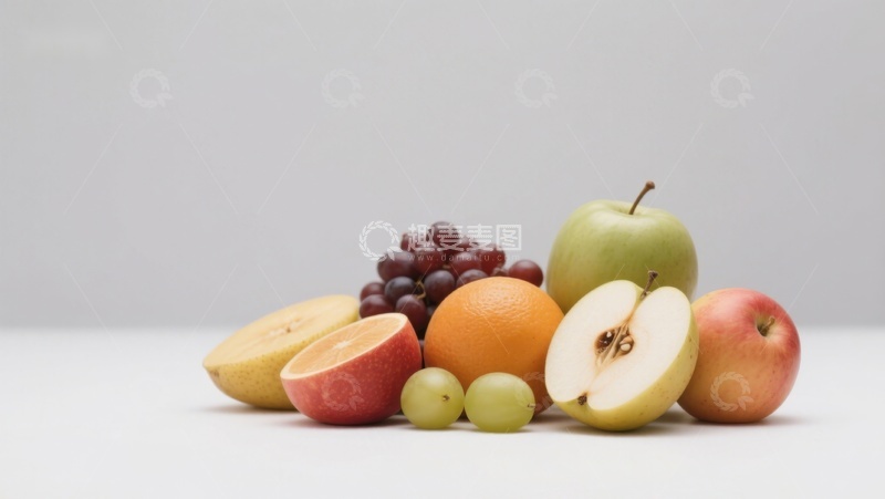 高清大图下载【趣麦麦图】新鲜水果组合展示