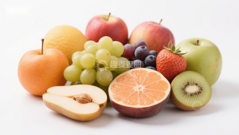高清大图下载【趣麦麦图】新鲜水果组合展示