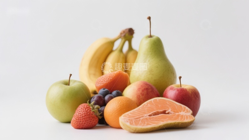 高清大图下载【趣麦麦图】新鲜水果组合展示