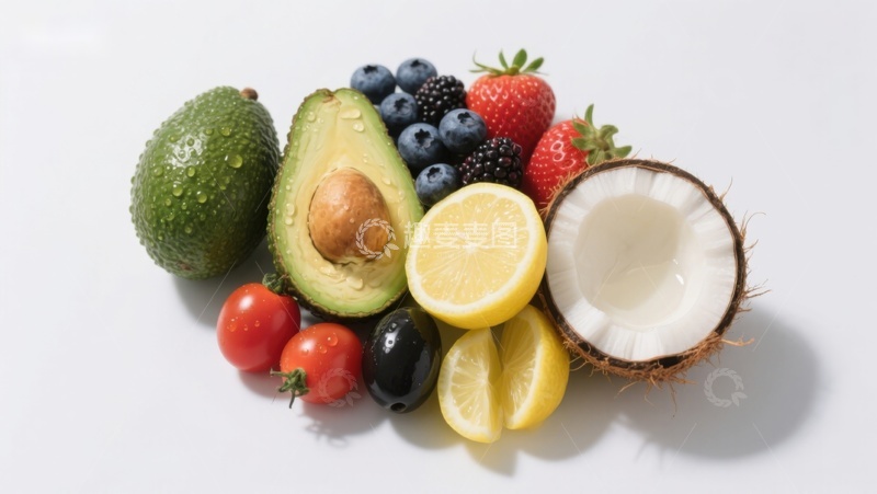 高清大图下载【趣麦麦图】新鲜水果组合展示