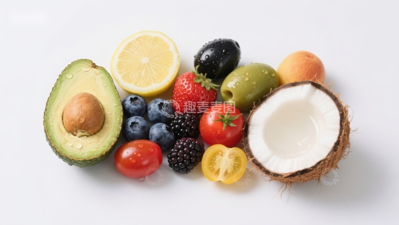 高清大图下载【趣麦麦图】新鲜水果拼盘展示