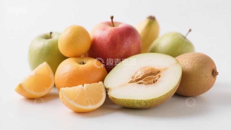 高清大图下载【趣麦麦图】新鲜水果组合展示