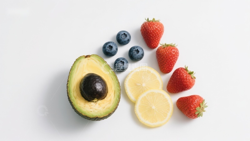 高清大图下载【趣麦麦图】新鲜水果排列展示
