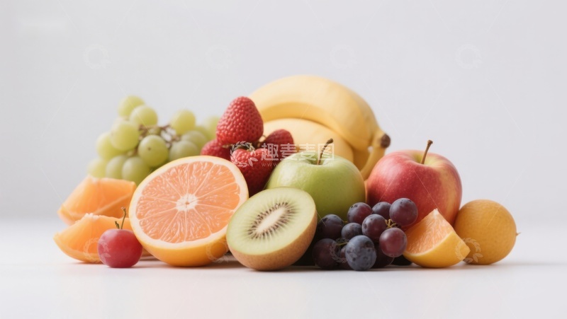 高清大图下载【趣麦麦图】新鲜水果组合展示