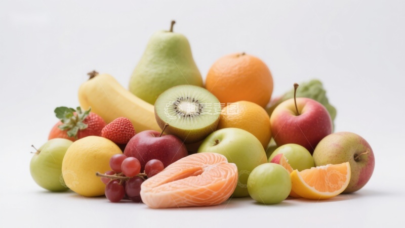 高清大图下载【趣麦麦图】新鲜水果堆叠展示