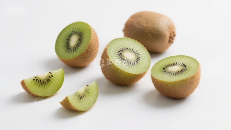 高清大图下载【趣麦麦图】新鲜猕猴桃切片展示