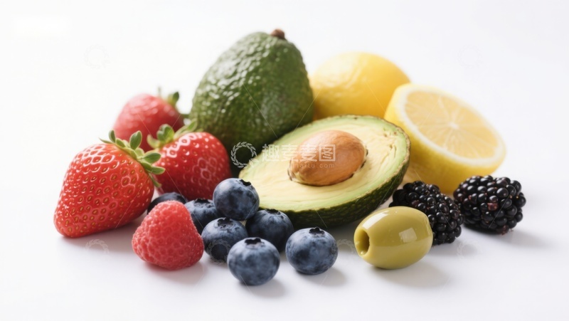 高清大图下载【趣麦麦图】新鲜水果组合展示