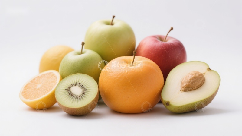 高清大图下载【趣麦麦图】新鲜水果组合展示
