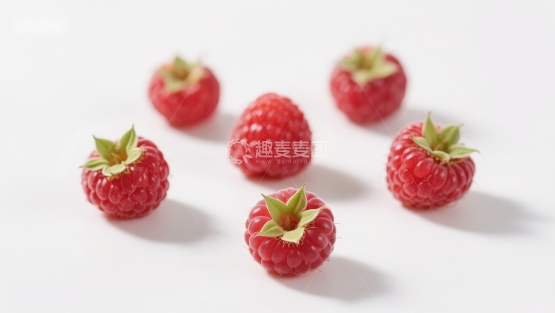 高清大图下载【趣麦麦图】新鲜覆盆子静物展示