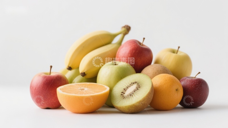 高清大图下载【趣麦麦图】新鲜水果堆叠展示