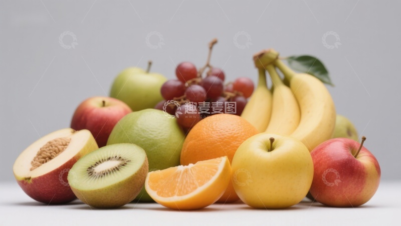 高清大图下载【趣麦麦图】新鲜水果组合展示