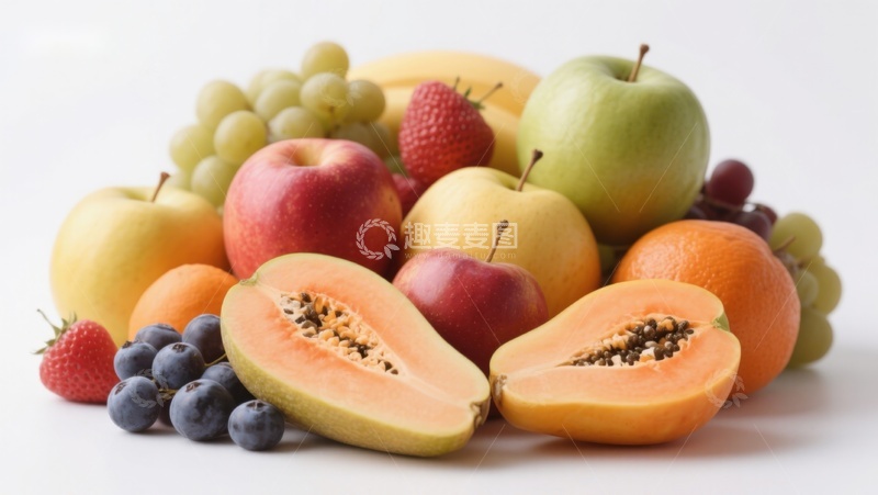 高清大图下载【趣麦麦图】新鲜水果组合展示
