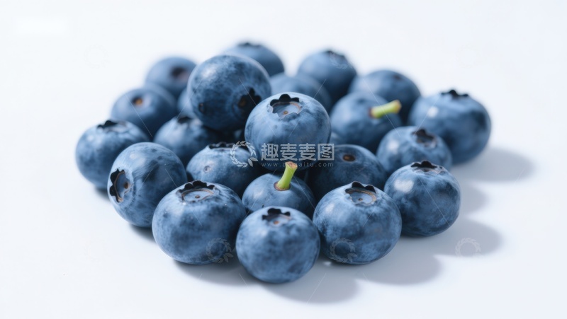 高清大图下载【趣麦麦图】新鲜蓝莓特写