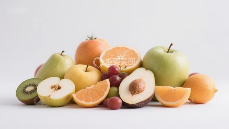高清大图下载【趣麦麦图】新鲜水果组合展示