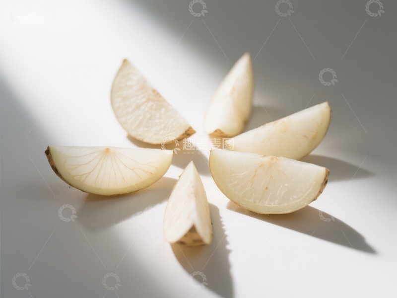 高清大图下载【趣麦麦图】-切片水果在光影下的静物